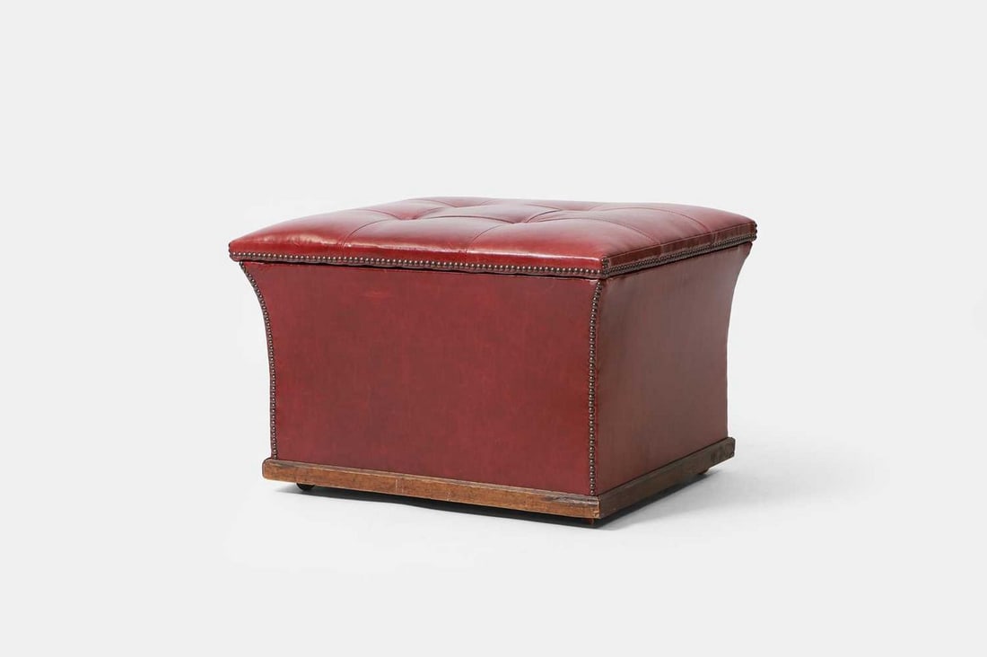 A Victorian box ottoman stool, circa 1860, (1 of 4)