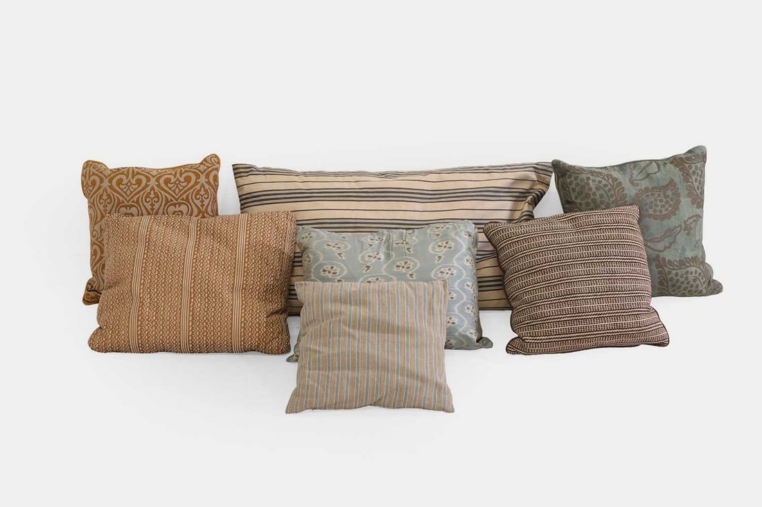 A collection of cushions, 20th century, (1 of 6)