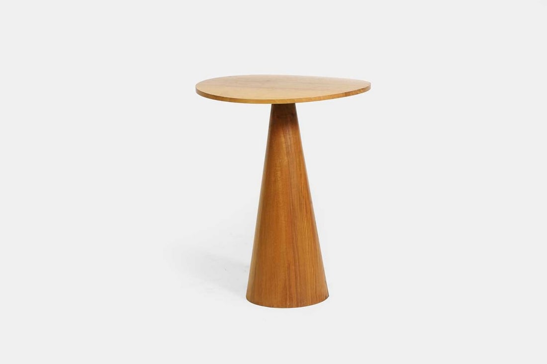 A walnut side table by Rose Uniacke, of recent manufacture, (1 of 3)