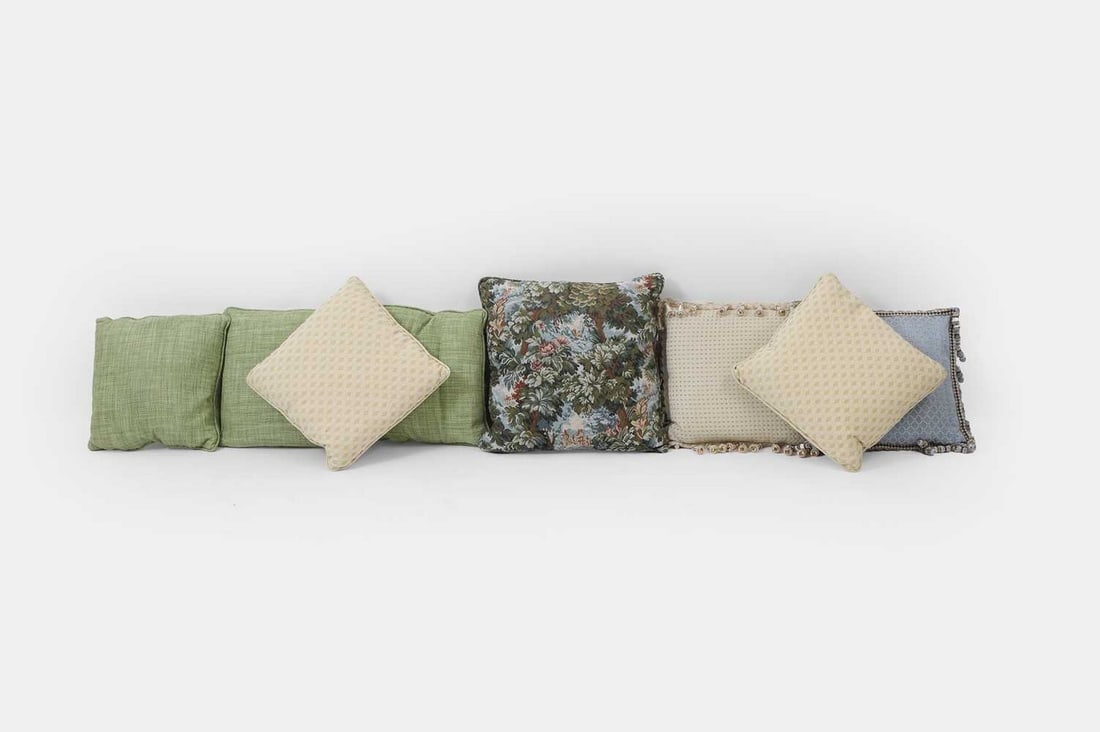 A group of Watts of Westminster cushions, of recent manufacture, (1 of 2)