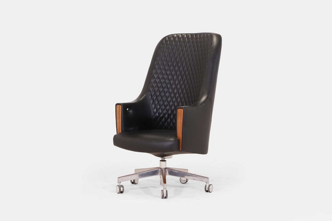 A David Linley 'Riviera' desk chair, of recent manufacture, (1 of 3)