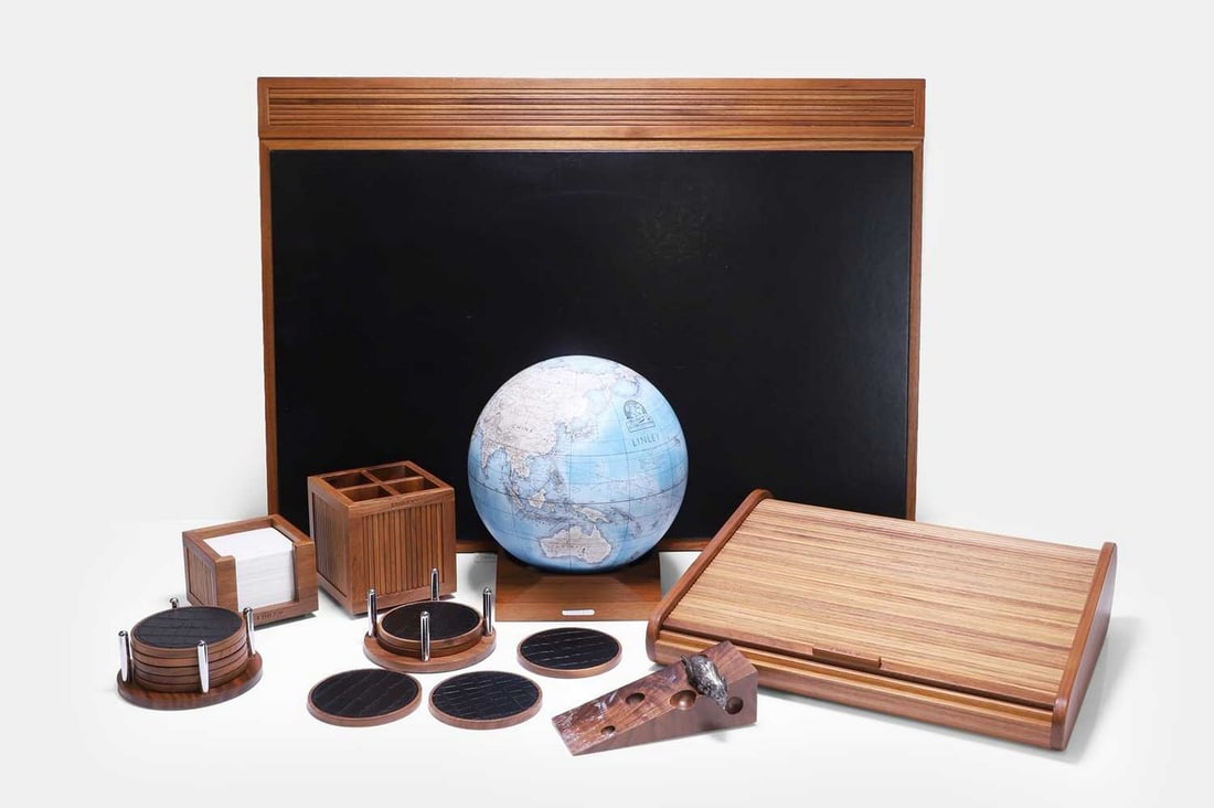 A group of David Linley office items, of recent manufacture, (1 of 2)