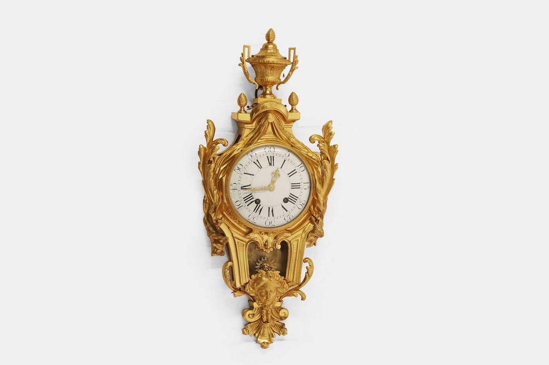 A Louis XVI ormolu cartel clock, late 18th century, (1 of 4)