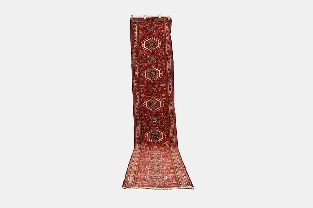 A Heriz wool runner, 20th century, (1 of 3)