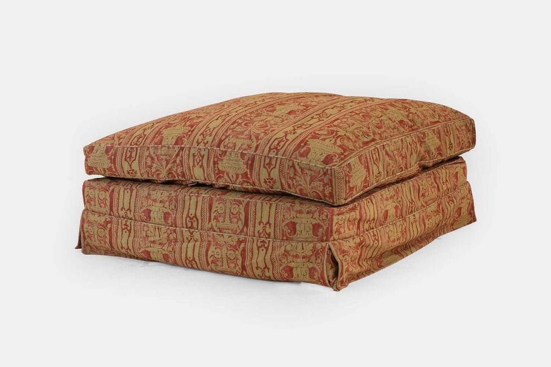 An upholstered stool, of recent manufacture, (1 of 3)