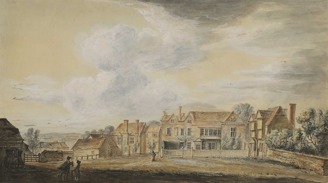 Samuel Hieronymus Grimm (Swiss, 1733-1794) Richmond Park: Samuel Hieronymus Grimm (Swiss, 1733-1794) Richmond Park pen and ink, watercolour and bodycolour 22 x 39.5cm; mount 40.5 x 56cm Condition Report: Unsigned. Executed on laid paper which has been stuck