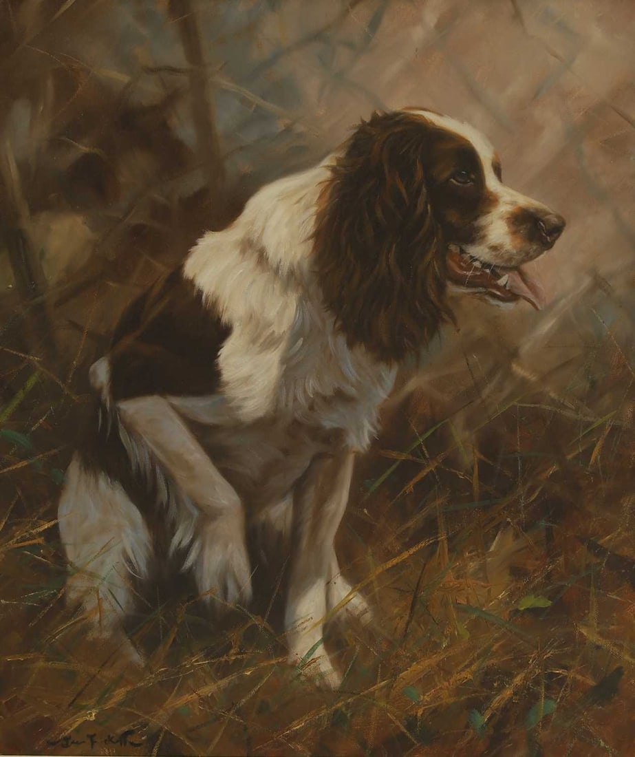 John Trickett (British, b.1952) Springer Spaniel (1 of 4)