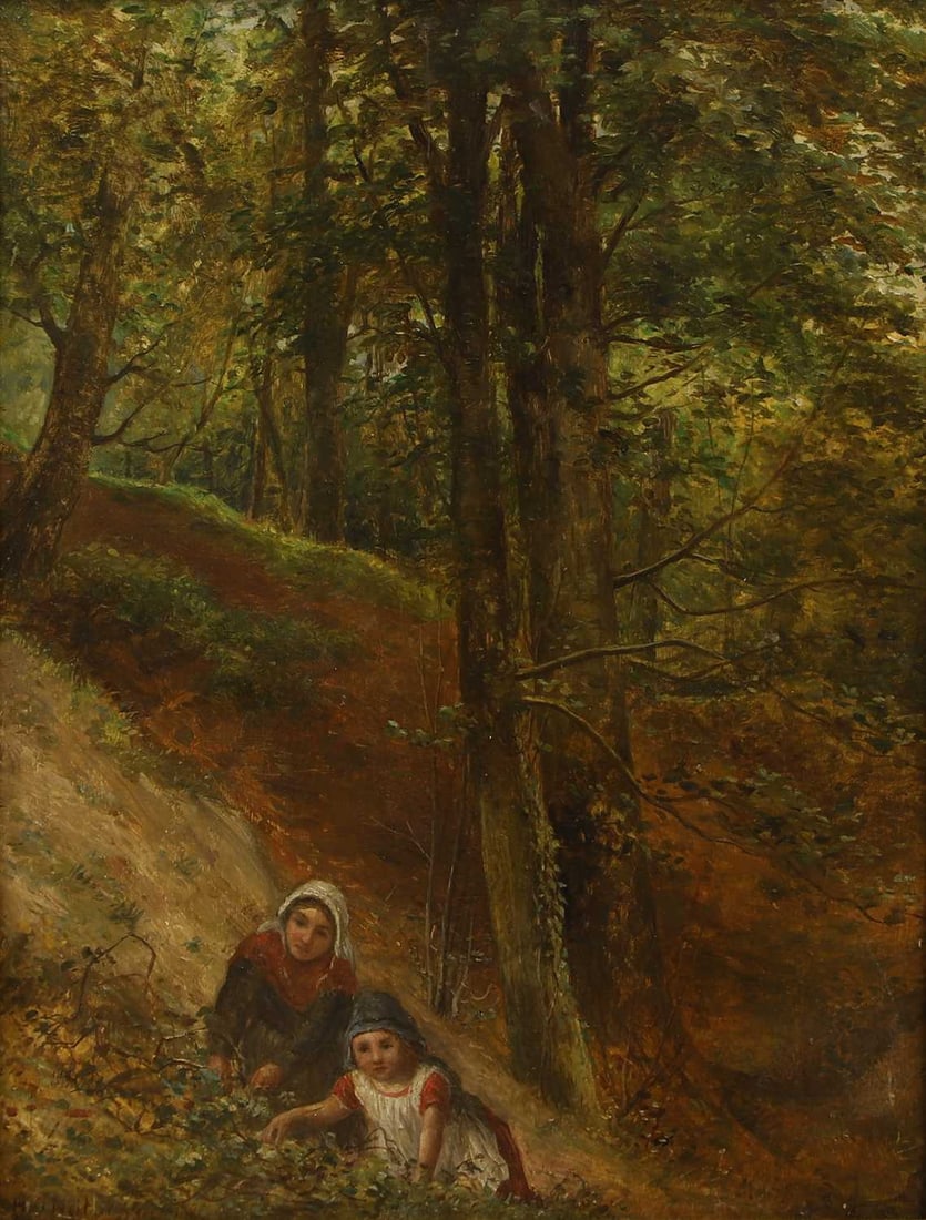 H... Neil (19th century) 'Blackberry Pickers, Hampstead Heath' (1 of 4)