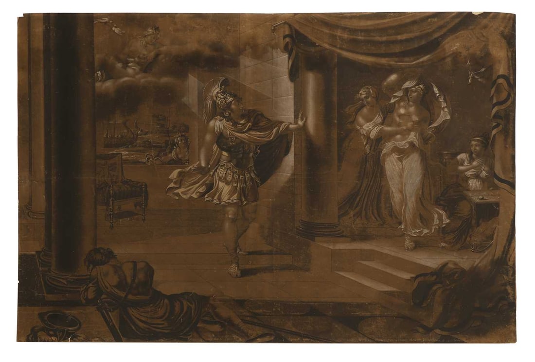 Joseph Hoffmann (German, 1764-1812) The Abduction of Helen - 2