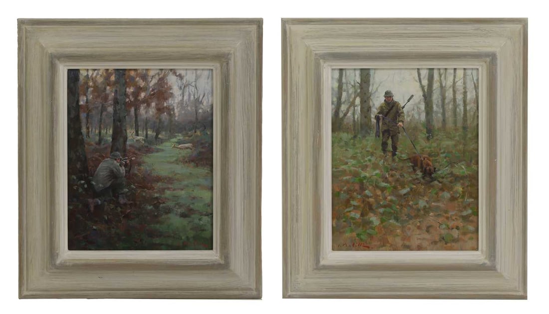 Ian MacGillivray (British, b.1964) 'On the Trail' and 'The Shot', 2016 (1 of 9)