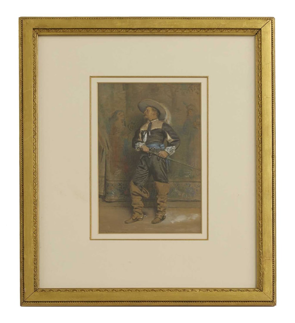 George Goodwin Kilburne (British, 1839-1924) A cavalier - 2