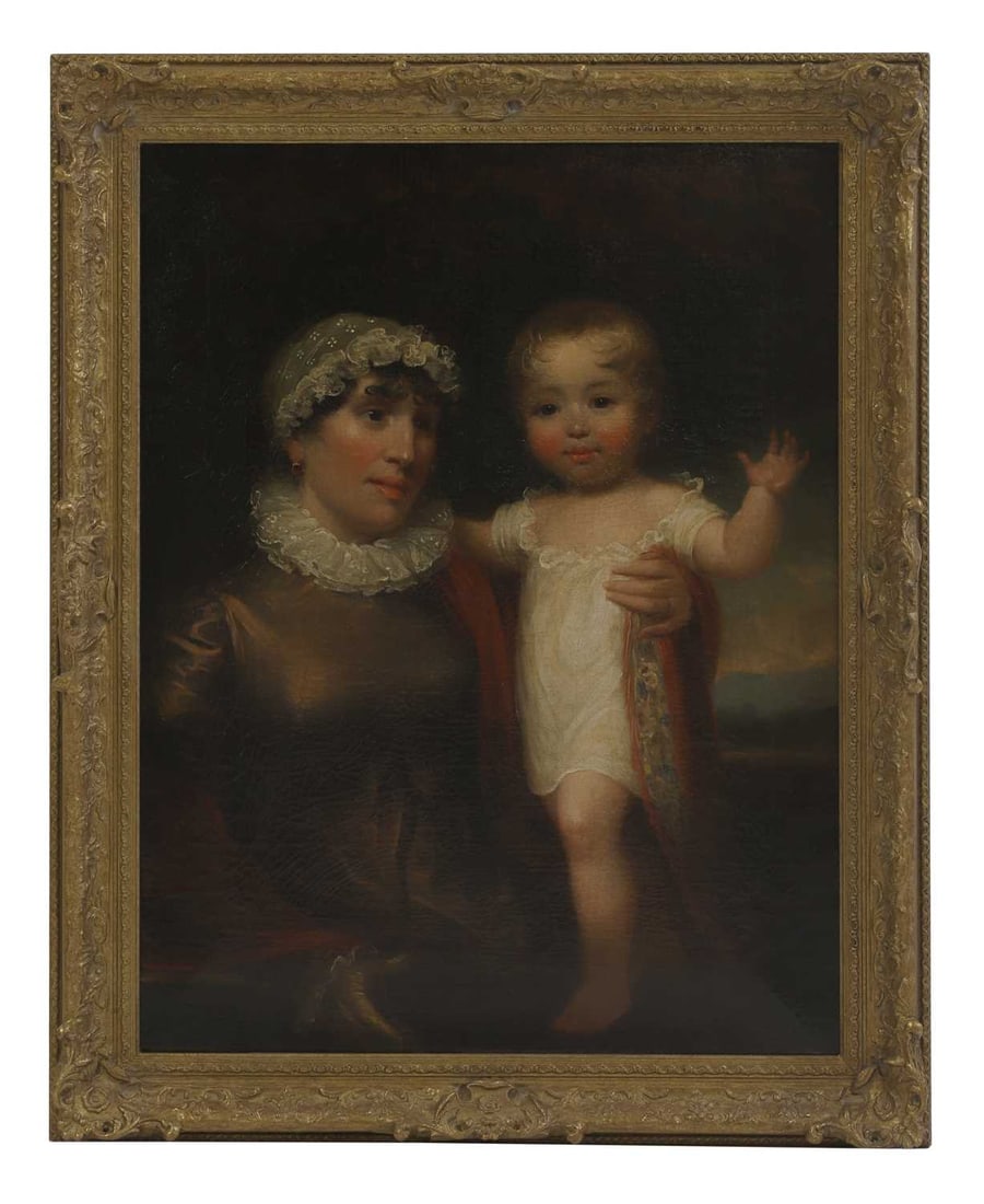 James Green (British, 1771-1834) Portrait of a mother and child - 2