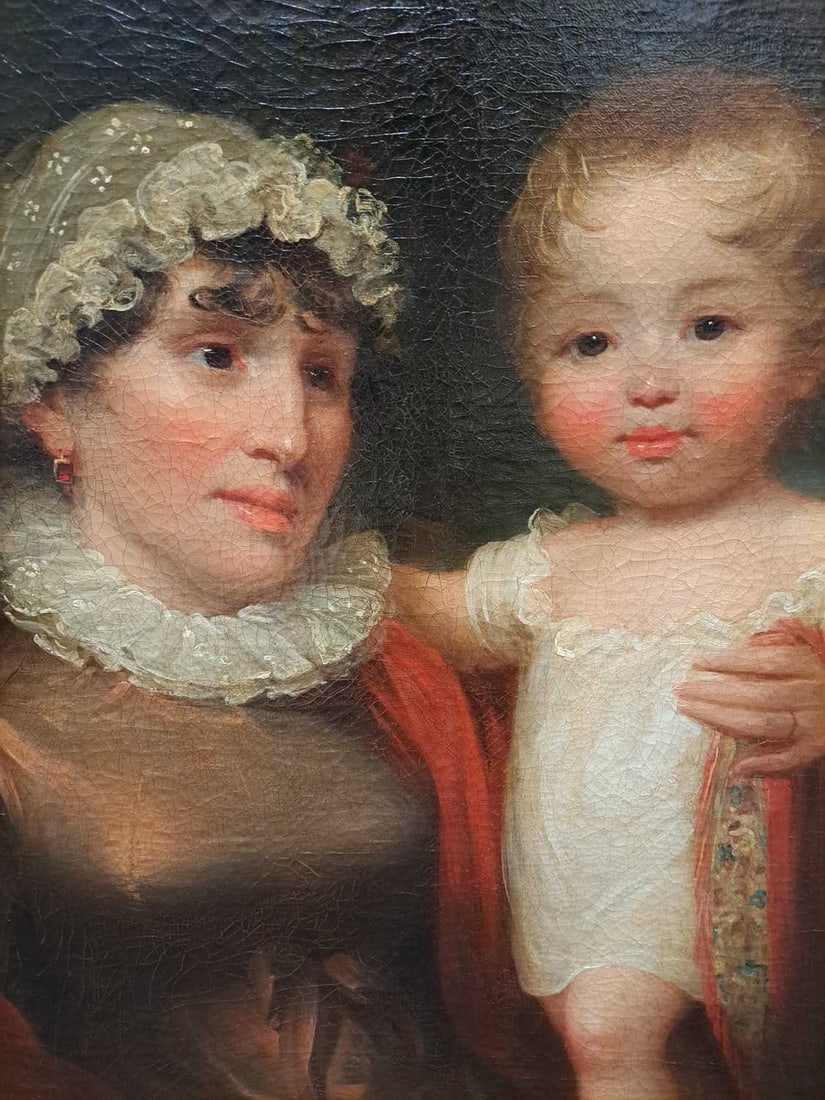 James Green (British, 1771-1834) Portrait of a mother and child - 8