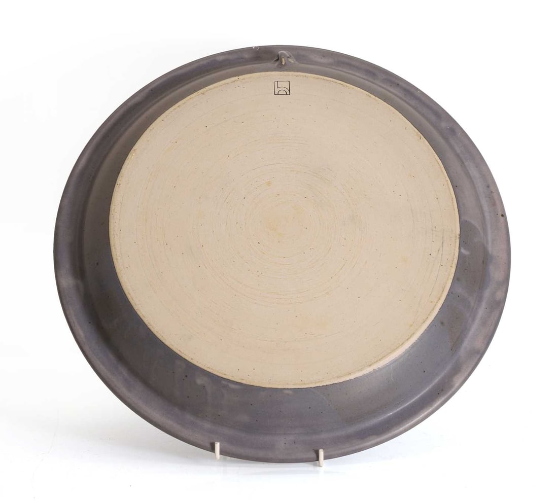 A Renate and Hans Heckmann studio ceramic plate, 21st century, - 2