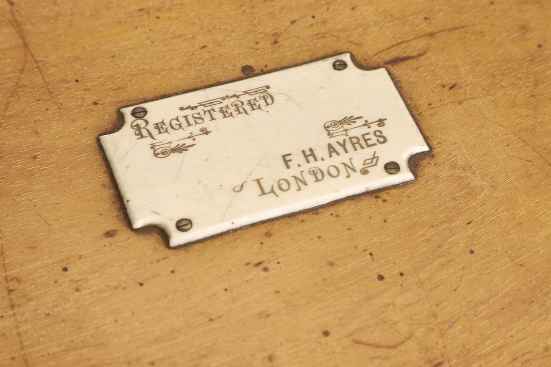 F H Ayres, a mahogany cased 'Sandown' racing game, circa 1890-1910, - 3
