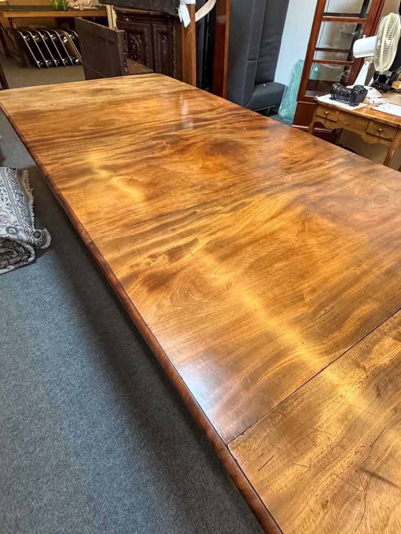 A William IV mahogany extending dining table, second quarter 19th century, - 6