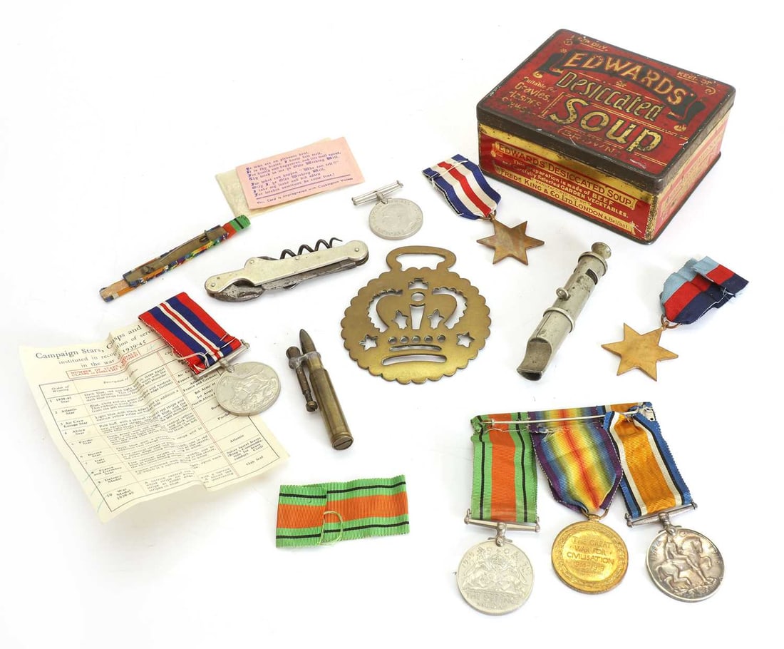 A group of three medals, awarded to 177451 Bmbr R Howard RA, - 2