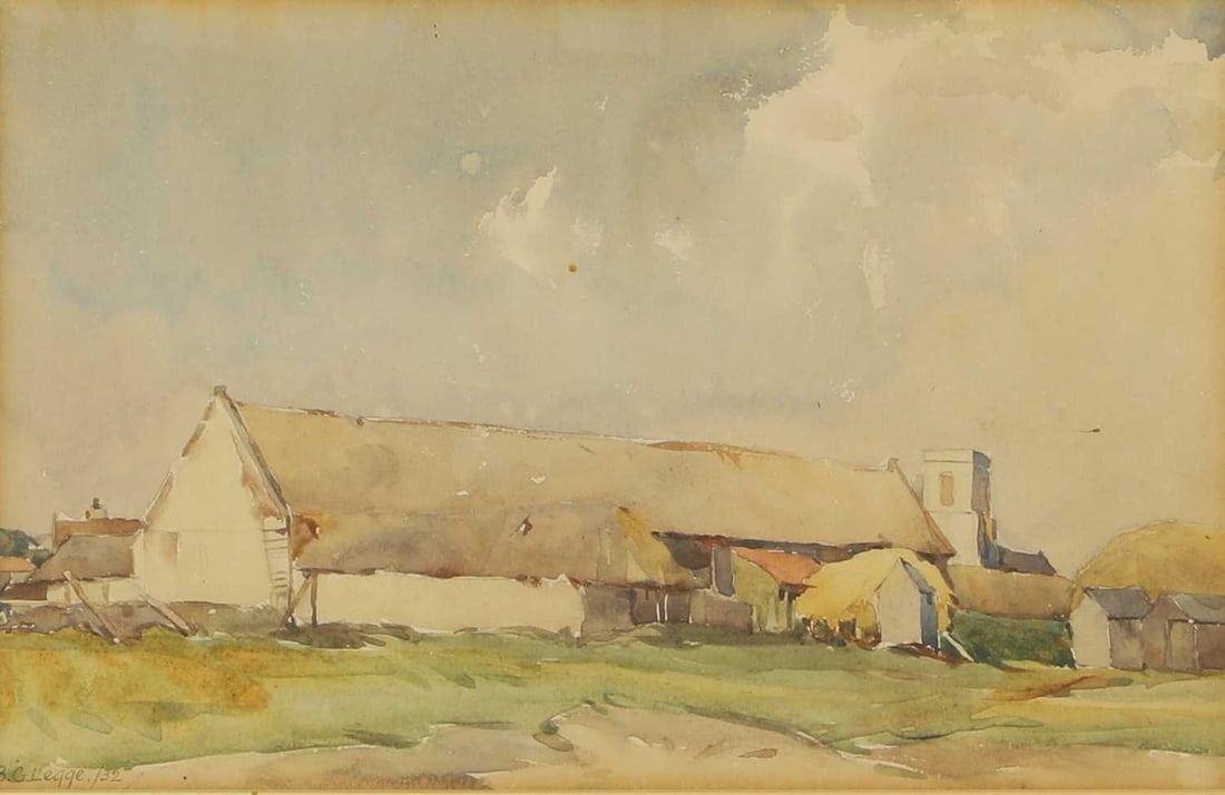 Barbara Legge (British, 20th century) Farmhouse, 1932 - 2