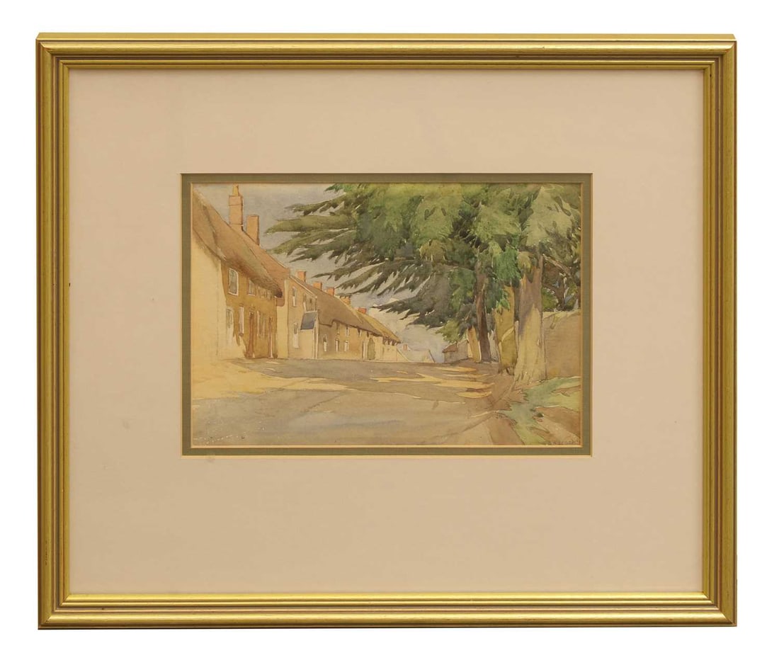 Barbara Legge (British, 20th century) Street scene - 5