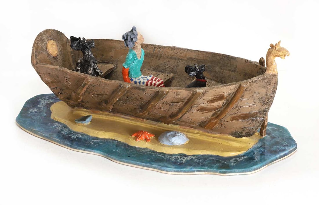 Annie Tempest (b.1959), The Let Them Boat, - 2