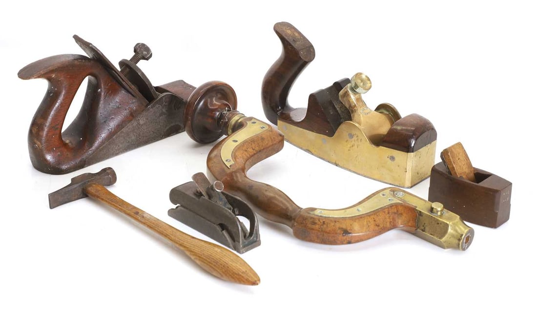 A brass Norris plane, late 19th century, - 2