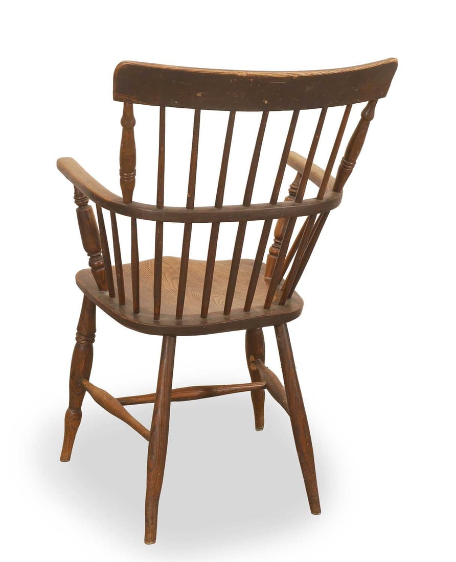 A stick back Windsor chair, early 19th century, - 2