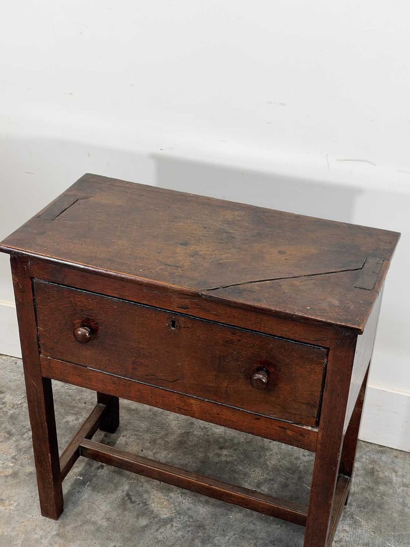 A small oak dresser base, 18th century, - 2
