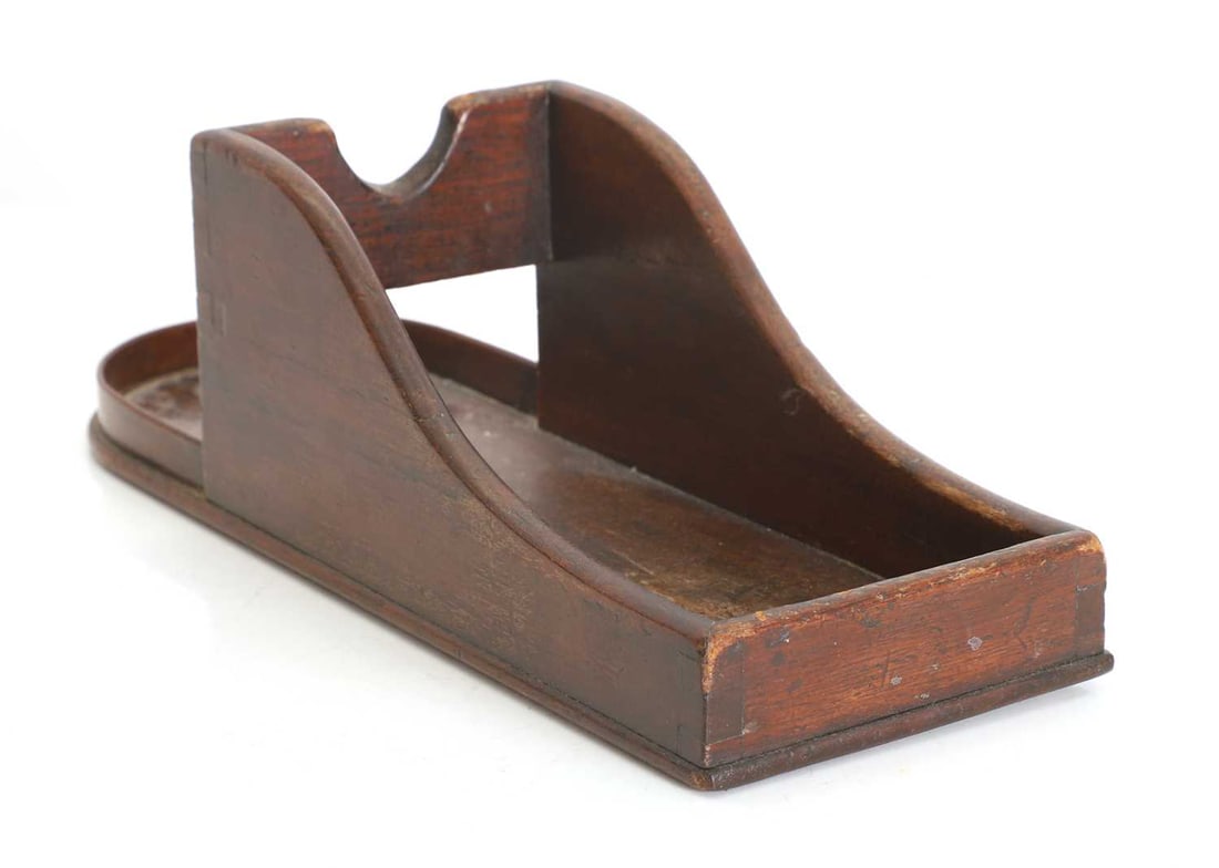 A mahogany wine bottle stand, 19th century, - 2