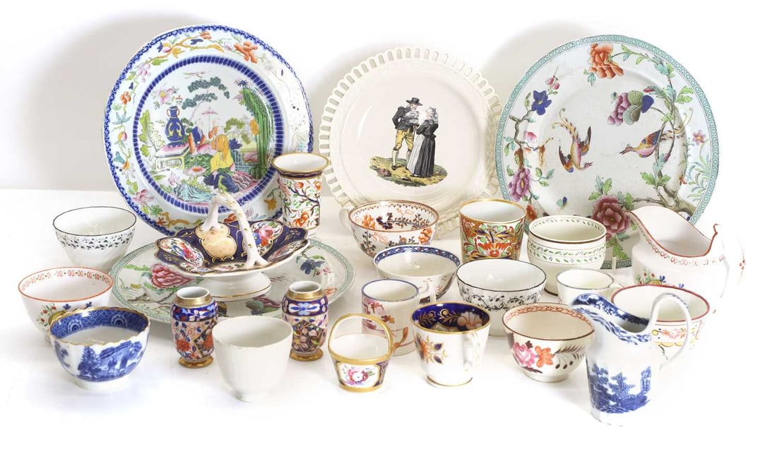 A collection of English creamware and other ceramics, 19th century and later, - 3