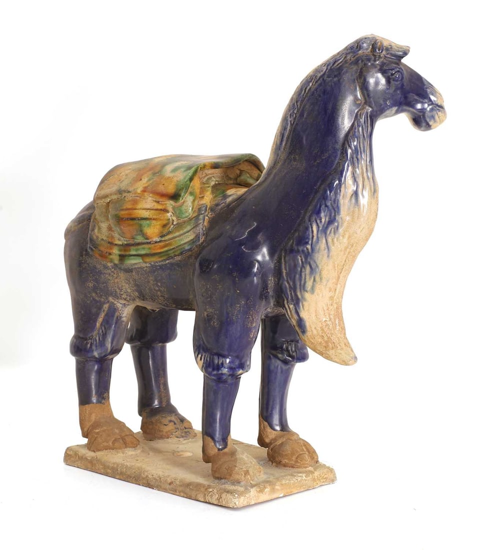 A Tang style pottery camel, 20th century, - 2