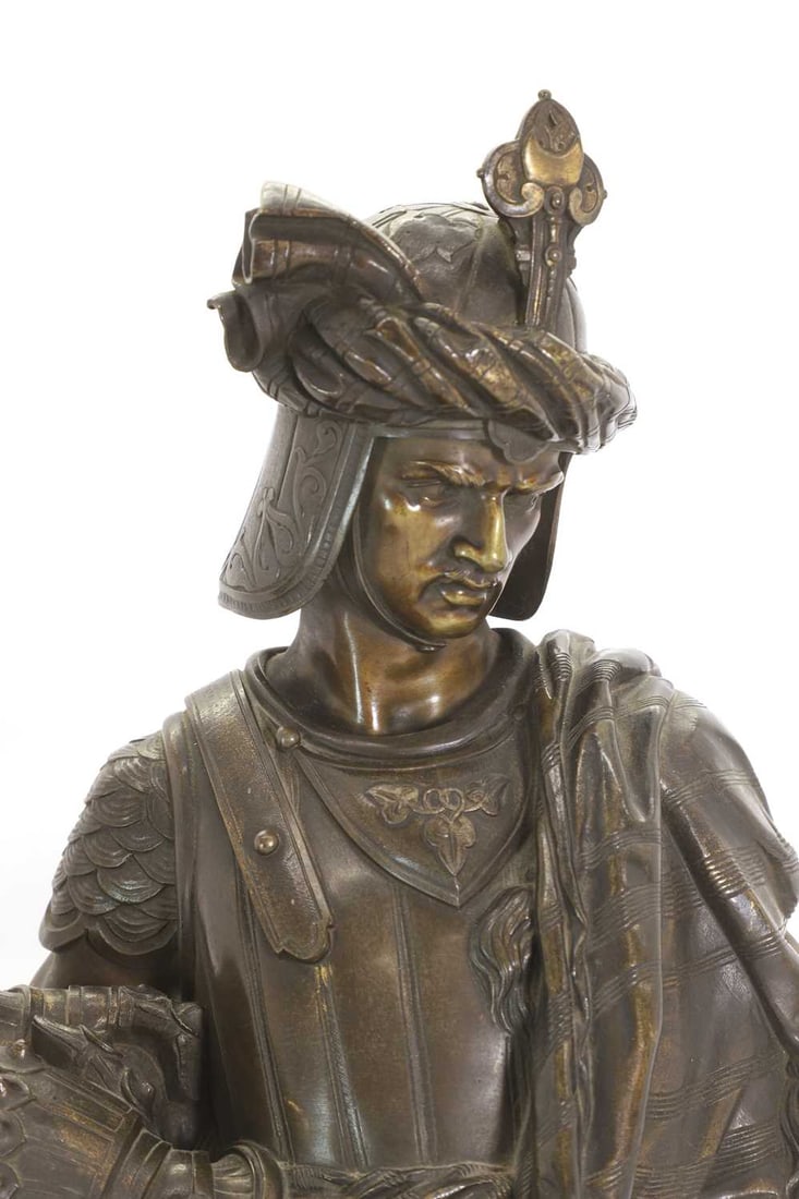 A French bronze of Saladin, 19th century, - 3