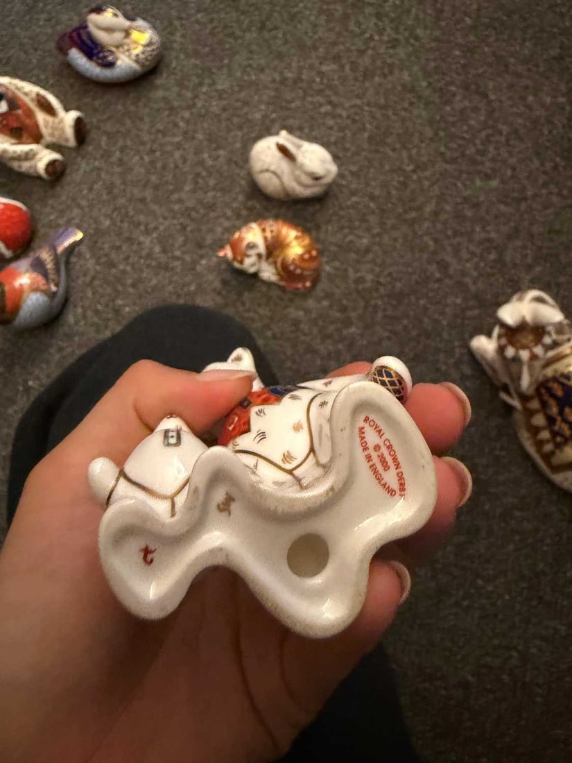 A collection of eleven Royal Crown Derby porcelain paperweights, - 12