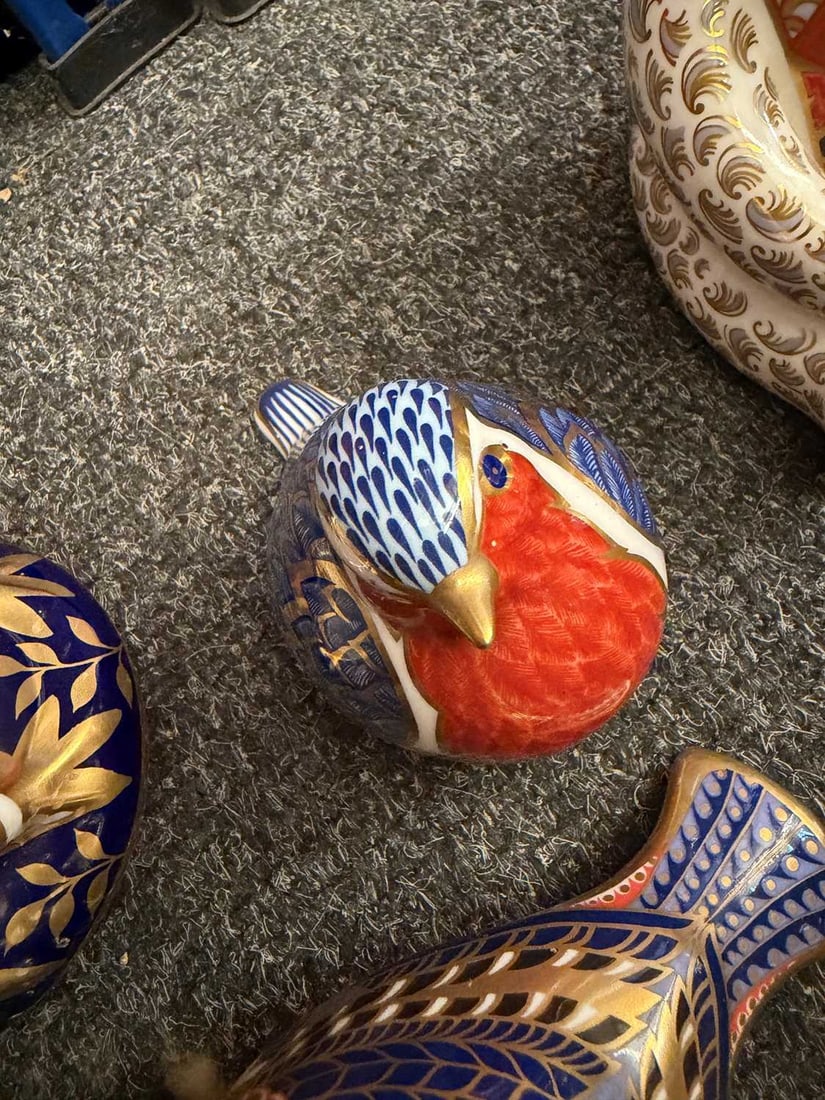 A collection of eleven Royal Crown Derby porcelain paperweights, - 4
