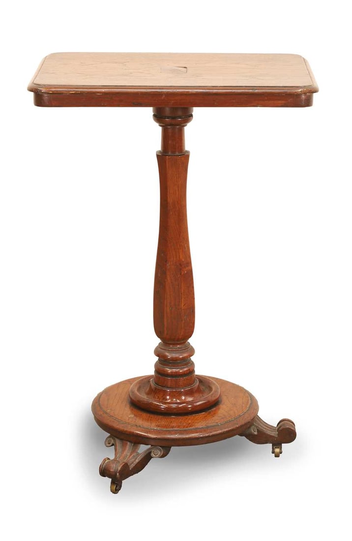 A small oak occasional table, early to mid 19th century, (1 of 2)