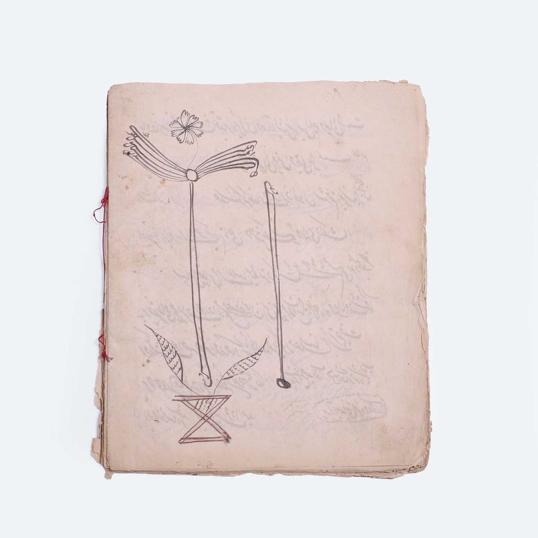 A fragmentary extract of a Sufi manuscript, second half of the 19th or early 20th century, possibly - 3