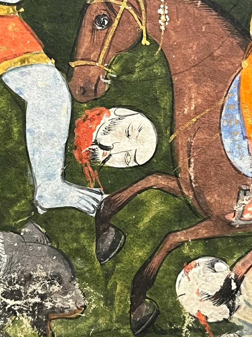 An Indian illustrated folio from a dispersed Hamzanama series, 19th century, Northern India, Kashmir - 8