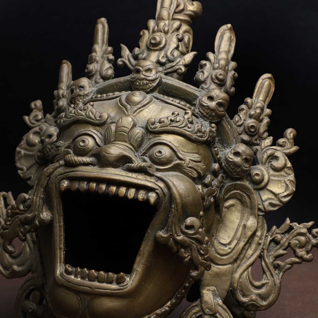 A Tibetan bronze incense burner, 19th-20th century, - 2