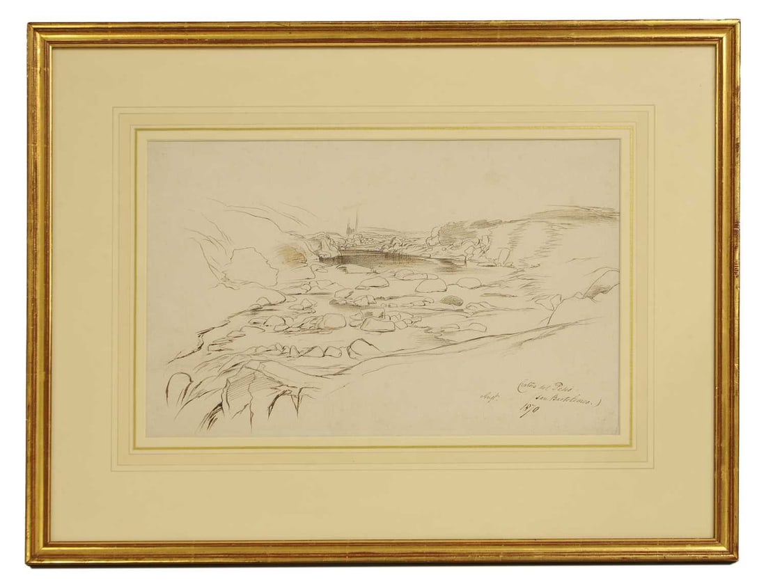 Edward Lear (British, 1812-1888) 'Certosa del Pesio (San Bartolomeo)' - 3