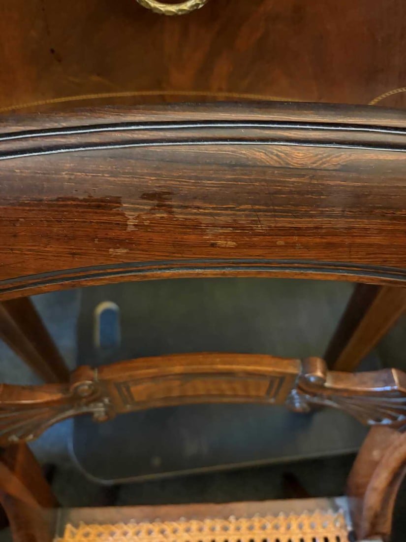 A set of six rosewood dining chairs, circa 1825, - 10