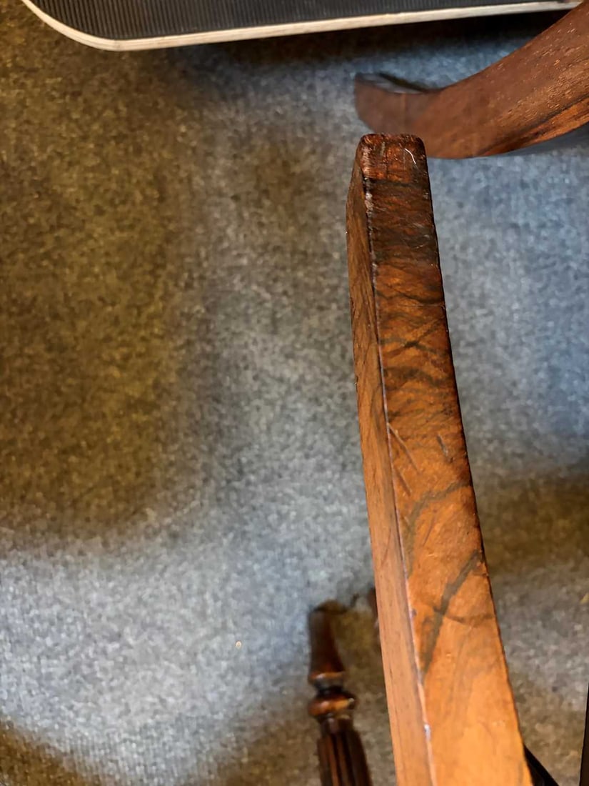 A set of six rosewood dining chairs, circa 1825, - 14