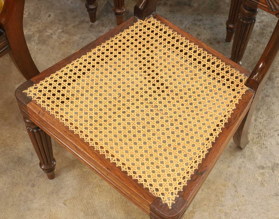 A set of six rosewood dining chairs, circa 1825, - 2