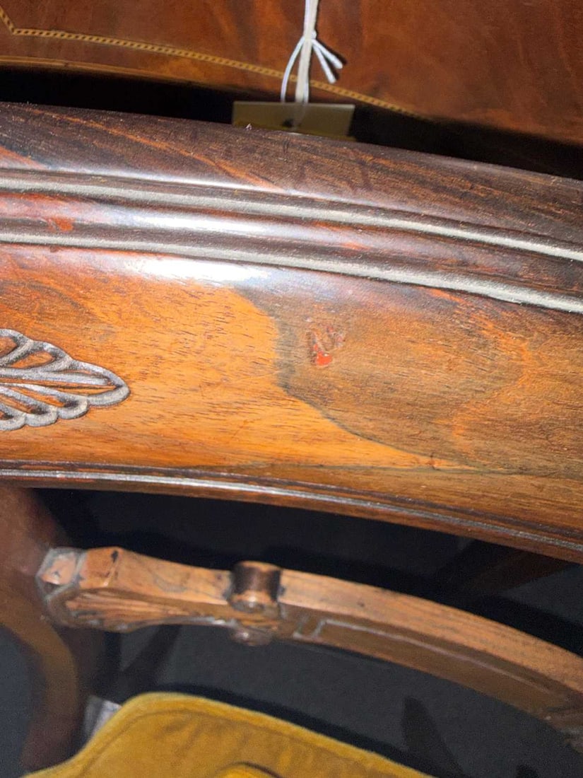 A set of six rosewood dining chairs, circa 1825, - 3