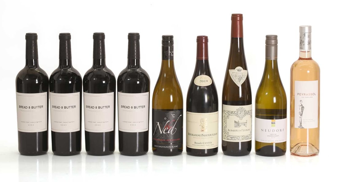 A selection of Red, White and Rose wines, (1 of 1)
