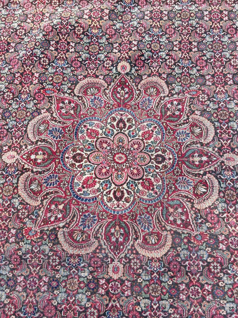 A Persian Bijar rug, 20th century, - 5