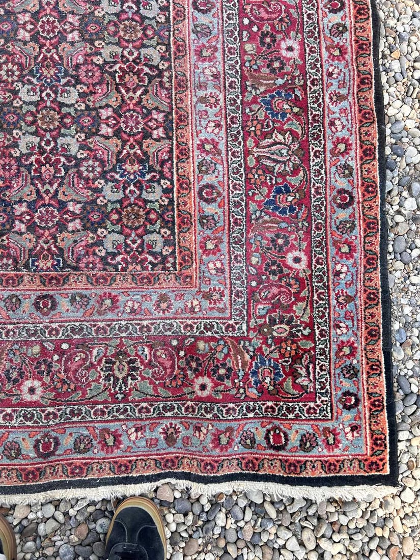 A Persian Bijar rug, 20th century, - 6