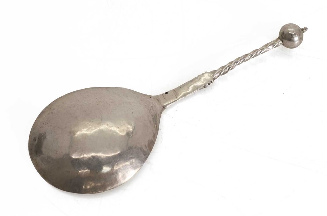 A silver spoon, 17th century, probably Scandinavian, - 2