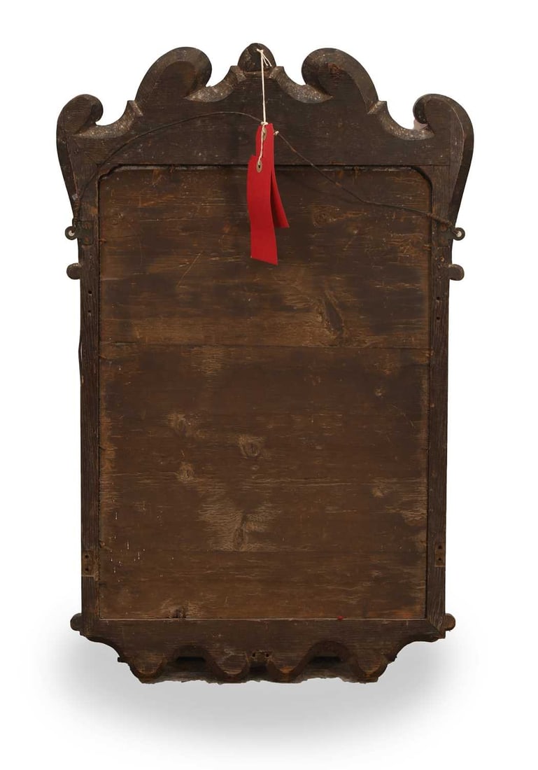 A George II walnut pier mirror, circa 1730, - 2