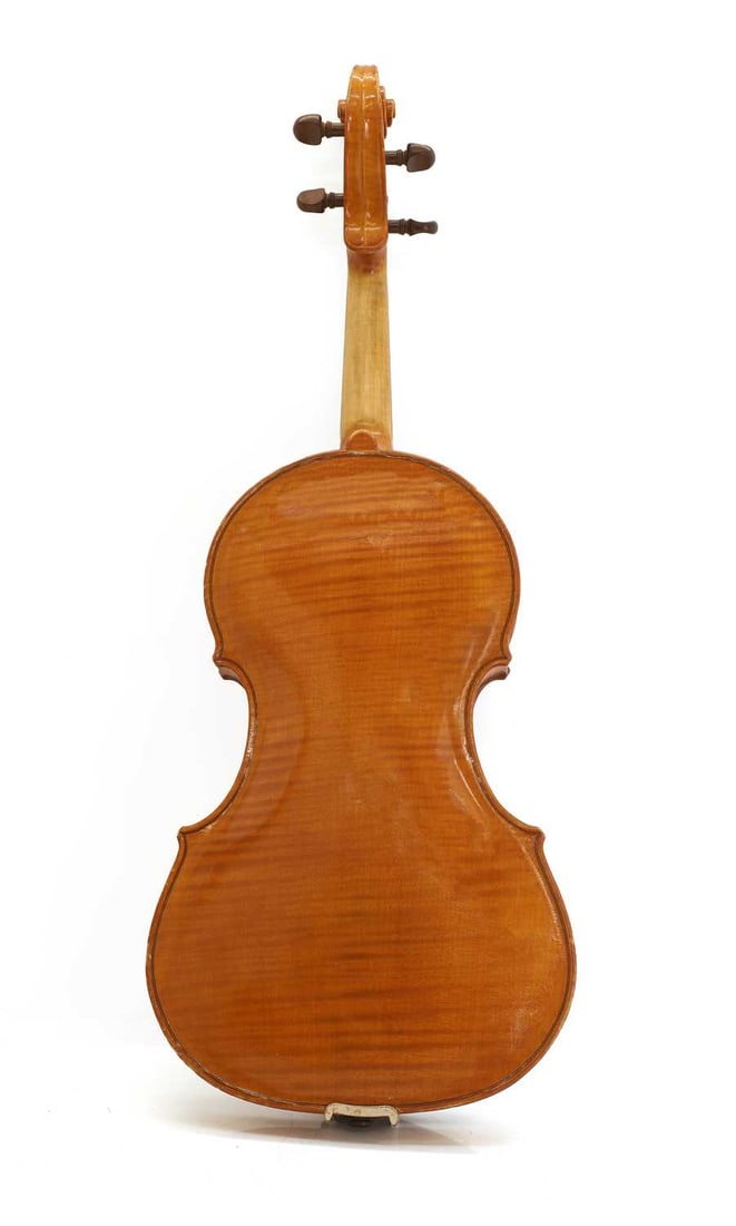 A cased viola with bow, - 2