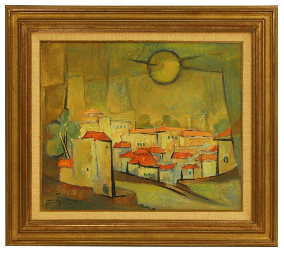 20th Century School A view of a town - 2