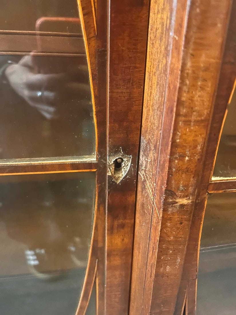 A George IV mahogany China cabinet, circa 1820, - 4